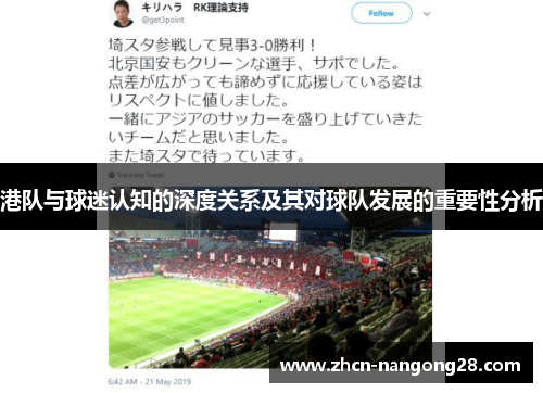 港队与球迷认知的深度关系及其对球队发展的重要性分析