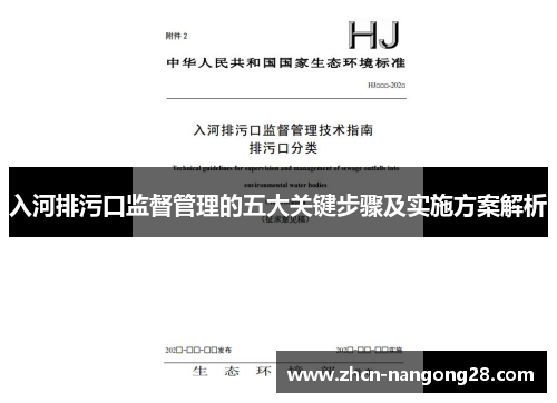 入河排污口监督管理的五大关键步骤及实施方案解析
